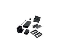 Kit installation pour mode filtrant Elica NikolaTesla Suit S Noir et gris, 2 filtres Odour Shield, conduit plinthe et raccords orientables 15°