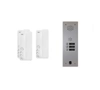 Kit interphone 1 rangée avec 3 combinés URMET Collectif