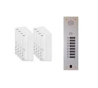 Kit interphone 1 rangée avec 8 combinés URMET Collectif