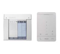 Kit interphone audio 2 fils - BTICINO - Sfera Allmetal - Blanc - Résistant aux intempéries - 1 combiné audio