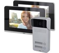 Kit interphone multi-appartement - DiO CONNECTED HOME - Unité extérieure 2 boutons - 2 écrans 7 Kit interphone multi-appartement - D