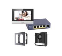 Kit interphone vidéo couleur IP -