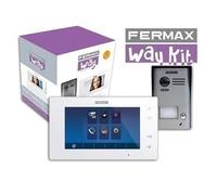 Kit interphone vidéo FERMAX - 2 fils - 7 pouces - Vision nocturne infrarouge