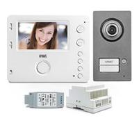 Urmet 1722/93 Kit vidéophone, monofamilial, mains-libres Miro et plaque d’appel Mikra2 1722/83