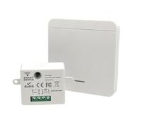 Kit Interrupteur Sans Fil avec Émetteur et Contrôleur, Récepteur 10A 220V Télécommandé Portée de 50-200M pour Contrôle d'Éclairage Lampe Jusqu'à 1500W Salon Chambre Cuisine, Fréquence 433Mhz