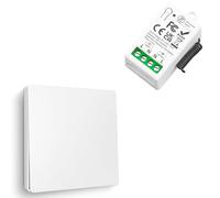 kit Interrupteur Sans Fil, Tedeligo Interrupteur Auto Générateur Relais 220V Mini Récepteur Rf émetteur Radio Télécommande 50 Mètre Contrôle De Portée Pour Les Lumières (1 Télécommande 1 Récepteur)