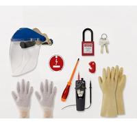 Kit Intervention Habilitation Électrique BS Écran Arc Flash | Visière Arc Flash Force805, Gants Isolants LAT1025, VAT Chauvin Arnoux CA762, Condamnateur à Cadenas, Tournevis Isolé Inclus