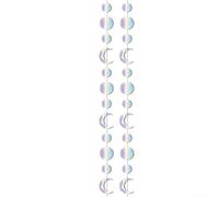 Kit islamique pour décoration Spirales Mosquée Lanternes Carton islamique | Lot de 24 pièces, étoiles et lunes dorées, robustes pour le papier, montage facile, pour plafonds et murs