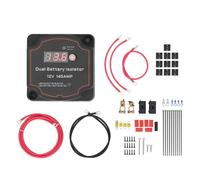 Kit isolateur de batterie double, 12 V 140 A VSR, câble de 5 m avec LED