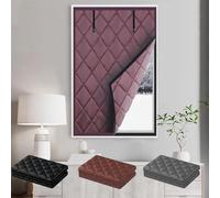 Kit Isolation Fenêtre Hiver, Couverture Thermique 3 Couches Rétractable, Anti-Courant d'Air pour Chambre Grenier Cuisine, Économie d'Énergie(Brun,51x71in/130x180cm)