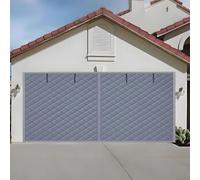 Kit Isolation Porte Garage Magnétique - Rideau de Porte Coupe-Vent Imperméable, Toile Oxford pour Protection Hiver et Économies D'Énergie, Couverture de Portes Isolant Coton(Gray,W300xH259CM)