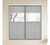 Kit Isolation Thermique Fenetre, Isolant Fenetre Anti Froid Rideaux, Rideau Occultant Thermique sans Perçage pour Chambre Salon, Réutilisable Rideaux Courts(Gray A,W 180 x H 120 cm)