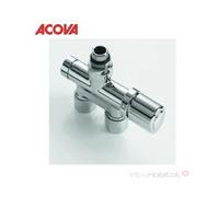 Kit J Pack Robinetterie thermostatisable monopoint monotube / bitube droit chromé - ACOVA 991548