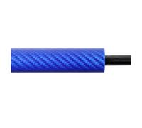 Kit Jambe Force Capot Pour Fluence 2009 - 2020 Cylindre Support Levage Choc Tige D'amortisseur À Ressort Piston Tige Hydraulique Capot(Carbon Fiber Blue)