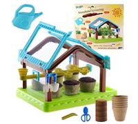 Kit Jardinier Enfant,Mini Serre Enfant,Ma Serre High-Tech,La Science dans La Serre,Expériences De Culture De Plantes,pour Les Petits Jardiniers Et Les Botanistes,Cadeau 8 Ans