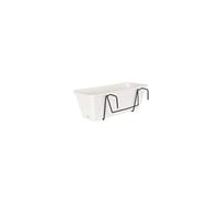 Artevasi Kit jardinière VENEZIA avec réserve d'eau Blanc 10L 49×19,5×16,6 cm
