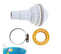 Kit jets de retour pour piscine, raccord de jets de sortie de retour - Raccord complet de jets de sortie de retour avec adaptateur de joint,Kit complet de jets de vidange de retour pour p