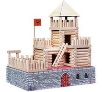 Kit Jeu de construction chateau fort en rondins de bois VARIO FORT 194 PCS G