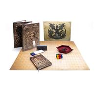 Kit Jeu de Rôle DnD - Écran Maître du Jeu 3D, Tapis JDR, Carnet A5 et 7 Dés