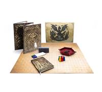 Kit Jeu de Rôle DnD - Écran Maître du Jeu 3D, Tapis JDR, Carnet A5 et 7 Dés