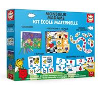 Educa Borrás Kit jeu éducatif École Maternelle Monsieur Madame – 3+ ans