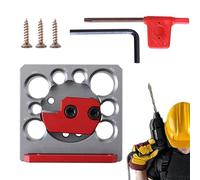 Kit Jig Dowel Making - Ensemble complet d'outils de menuiserie en bois, masque Dowel Precision pour le forage | Guide du fabricant de dowel réglable, modèle de travail durable