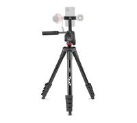 JOBY Compact Advanced Kit, Trépied Photo/Smartphone avec Rotule 3D, Fixation Universelle Rapide ¼-20 ", Support Smartphone, Sac de Transport, pour Reflex et Hybride, Couleur : Noir, Capacité 3 Kg