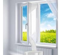 Kit Joint De Fenêtre Climatisation Mobile, 400cm Kit Calfeutrage Climatiseur, KitFenetre Climatiseur Mobile Avec Double Fermeture Éclair, Joint De FenêtreAdapté AuxClimatiseurs Portables