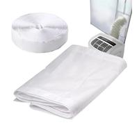Kit Joint De Fenêtre Climatisation Mobile, Tissu De Calfeutrage Pour Fenêtres Pour Climatiseur Mobile, Réglable Coupe-vent Et Imperméable Pour Tuyau D'échappement De 5,9 Pouces