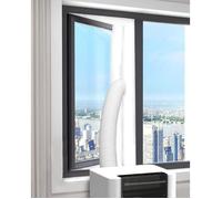 Kit joint de fenêtre pour climatisation mobile - PZCC - 400 cm - Protection UV - Isolation thermique