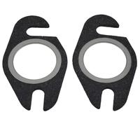Kit joint d'échappement universel renforcé avec noyau en tôle d'acier, distance entre les trous 48mm, diamètre intérieur 26mm, 2 pièces compatibles avec Yamaha Aerox, MBK Booster 50