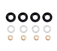 Kit Joint d'Injecteur Etanchéité compatible pour BERLINGO C2 C3 C4 C5 II III C-MAX FIESTA V VI FOCUS II III MONDEO IV CLUBMAN 307 206 207 307 308 EXPERT PARTNER 1.6 HDI TDCI - 1610564580 1609848080