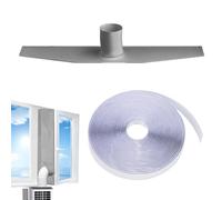 Kit Joint Fenêtre Climatiseur Mobile - Sans Perçage, 401 cm, Imperméable,Kit Joint Évacuation Fenêtre Climatiseur Portable | pour petit commerce, maison, appartement, chambre d'hôtel
