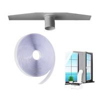 Kit Joint Fenêtre Climatiseur,Sans perçage 401 cm avec fixation adhésive - Joint Fenêtre Pour Climatiseur Mobile,pour petit commerce, maison, appartement, chambre d'hôtel
