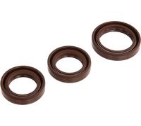 Kit: Joints Spi Moteur, marron, avec lèvre anti-poussière - MZ TS 125, TS 150 (version tardive), MZ ETZ125, ETZ150
