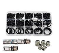 Kit Joints Toriques,Assortiment De Rondelles Combinées En Caoutchouc Et Éléments D'Étanchéité | Outil de Réparation Automobile Précis pour Pièces de Voiture, Valves, Tuyaux