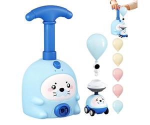 Kit jouet lanceur de ballons, coureur éducatif expérience scientifique | voiture de course gonflable avec pompe | et adolescents indiqué pour fêtes, jardin, cour, école