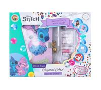 CRYSTAL ART Kit journal intime à diamanter - Disney Stitch et Angel