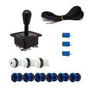 Kit Joysticks et boutons Arcade 1 Joueur Boutons Génériques Joystick Américain Câble Gpio Jeux Vidéo Retro Gaming