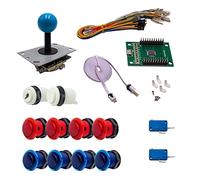 Kit Joysticks et boutons Arcade 1 Joueur Boutons Génériques Joystick PCB Tige Noire Boule Carte XinMoTek Jeux Vidéo Retro Gaming