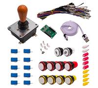 Kit Joysticks et boutons Arcade 1 Joueur Lumineux Boutons Coeurs Blancs Joystick Coréen Carte XinMoTek Jeux Vidéo Retro Gaming