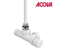 Kit K Pack Robinetterie thermostatisable monopoint (tête à droite) coude Blanc - ACOVA 991551