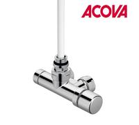 Kit K - Pack Robinetterie thermostatisable monopoint (tête à droite) coudé chromé - ACOVA 991558