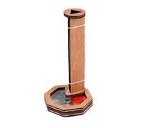 Kit kaléidoscope en bois - Kit de bricolage éducatif, kit de kaléidoscope en bois marron, 18 x 11,9 x 11,9 cm | Jouet d'apprentissage créatif pour la salle de classe à la maison, projet de sciences