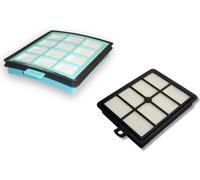 Kit Kallefornia K753+K812 Protection moteur Filtre d'aspiration + Filtre HEPA d'évacuation pour Philips Power Pro FC 8769/91