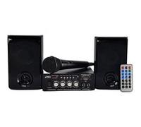 Kit Karaoké Party Sound & Light PARTY-KA100, 2x50W, USB SD et Bluetooth, Micro