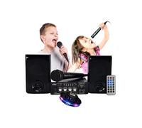 Kit Karaoké Party Sound & Light PARTY-KA100, USB SD et Bluetooth