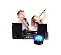 Kit karaoké - PARTY LIGHT & SOUND - PARTY-KA100 - Bluetooth - USB/SD - Jeu de lumière RGB
