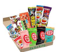 Kit Kat Chocolat & Trial Boîte à Dagashi Japonaise Umaibo Snack Pépite De Pommes De Terre Gélatine Avec AKIBA KING Autocollant