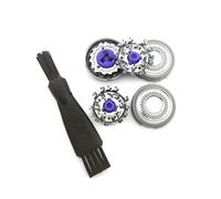 Kit lame grille, compatible avec Philips, SH91 série S9000 | Pour rasoir électrique; comprend 3 grilles, 3 lames et 1 brosse de nettoyage